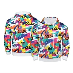 Dye Sublimation Full Color Cotton Hoodie Sweatshirt
