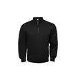 Unisex Long Sleeve Quarter Zip Mock Neck Pullover Sweatshirt | https://www.bestnamebadges.com