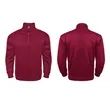 Men's Full Color Soft Quarter Zip Pullover Sweatshirt | https://www.bestnamebadges.com