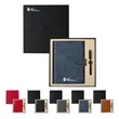 Hardcover Leather A5 Notebook With Deluxe Pen Gift Box | https://www.bestnamebadges.com