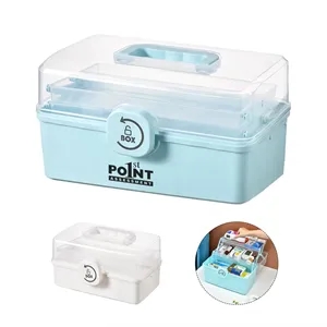 High Capacity Plastic Storage Box w Custom Imprint