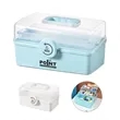 High Capacity Plastic Storage Box w Custom Imprint | https://www.bestnamebadges.com