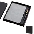 A5 Faux Leather Notebook Gift Set Custom Logo | https://www.bestnamebadges.com