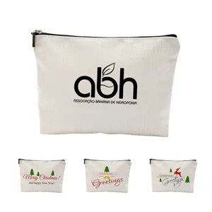 Christmas Waterproof Makeup Bag with Zipper