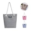 Canvas Striped Shoulder Bag | https://www.bestnamebadges.com