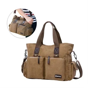 Vintage Men Canvas Messenger Bag