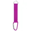 3/4" Durable Polyester  Keychain W/ Carabiner For Backpack | https://www.bestnamebadges.com