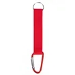 3/4" Durable Polyester  Keychain W/ Carabiner For Backpack | https://www.bestnamebadges.com