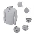 Polyester Quarter Zipper Mens Athletic Hoodie | https://www.bestnamebadges.com