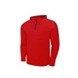 Polyester Quarter Zipper Mens Athletic Hoodie | https://www.bestnamebadges.com