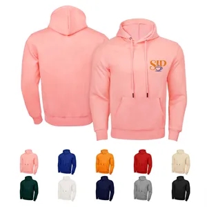 Unisex Fleece Hooded Pullover Sweatshirt W/ Front Pocket