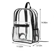 Large-Capacity Transparent Waterproof Travel Backpack | https://www.bestnamebadges.com