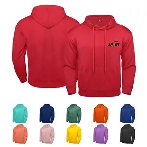 Unisex Casual Hooded Pullover Sweatshirt W/ Front Pocket