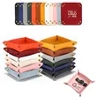 Leather Style Desktop Storage Box Tray | https://www.bestnamebadges.com