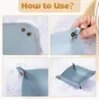 Leather Style Desktop Storage Box Tray | https://www.bestnamebadges.com