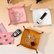 Leather Style Desktop Storage Box Tray | https://www.bestnamebadges.com