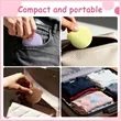 Foldable Compact Hair Brush With Mirror | https://www.bestnamebadges.com