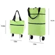 Foldable Rolling Shopping Tote Cart Bag | https://www.bestnamebadges.com