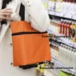 Foldable Rolling Shopping Tote Cart Bag | https://www.bestnamebadges.com