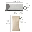 Portable Eyeglass Pouch Sunglasses Holder With Key Ring | https://www.bestnamebadges.com