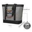 Large Capacity Insulated Cooler Tote With Carry Handles | https://www.bestnamebadges.com