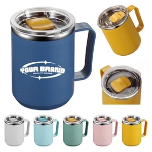 15Oz Double Wall Stainless Steel Insulated Travel Mug