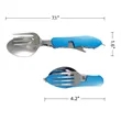Custom Portable Folding Camping Utensil Set | https://www.bestnamebadges.com