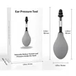 Portable Ear Pressure Massage Tool With Soft Silicone Tip | https://www.bestnamebadges.com
