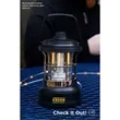 Rechargeable Camping Lantern with String Lights | https://www.bestnamebadges.com