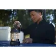 Rechargeable Camping Lantern with String Lights | https://www.bestnamebadges.com