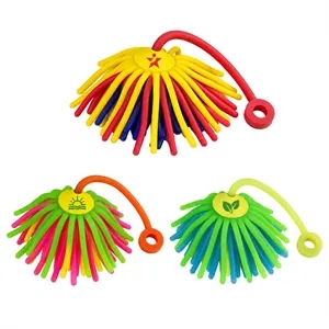 Jellyfish Yo-Yo Stress Toy - Rubbery Tether & Foam Cap