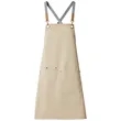 100% Cotton Canvas Kitchen Aprons w/ Detachable cross straps | https://www.bestnamebadges.com