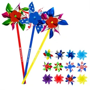 4-inch Mylar Pinwheel with 11-inch Handle
