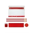 School Kit - Eco Pencils - Sharpener - Ruler - Round Eraser | https://www.bestnamebadges.com