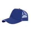5 Panel Structured Mesh Trucker Cap W/ Sandwich Visor | https://www.bestnamebadges.com
