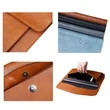 A4 PU Leather Business Magnetic Lock File Bag | https://www.bestnamebadges.com