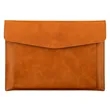 A4 PU Leather Business Magnetic Lock File Bag | https://www.bestnamebadges.com