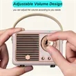 Retro Small Wireless Bluetooth Speaker | https://www.bestnamebadges.com