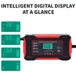 12V 6A Intelligent Car Battery Charger with LCD Display | https://www.bestnamebadges.com