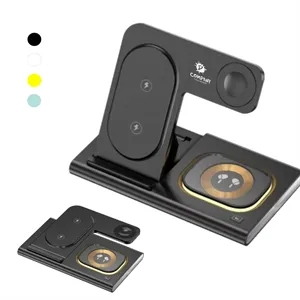 3 In 1 Magnetic Fast Wireless Charging Station Foldable