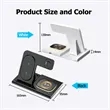 3 In 1 Magnetic Fast Wireless Charging Station Foldable | https://www.bestnamebadges.com