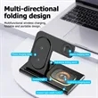 3 In 1 Magnetic Fast Wireless Charging Station Foldable | https://www.bestnamebadges.com