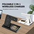 3 In 1 Magnetic Fast Wireless Charging Station Foldable | https://www.bestnamebadges.com