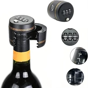 Reusable Wine Bottle Lock Stopper Combination  Leakproof Cap