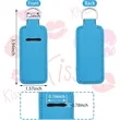 Custom Neoprene Chapstick Holder Keychain Lip Balm Case | https://www.bestnamebadges.com