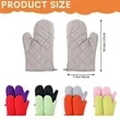 Heat Resistant Oven Mitts For Cooking Baking Grilling | https://www.bestnamebadges.com