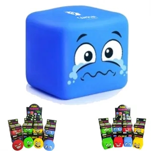 Emoji Cube Stress Relief Squishy Blocks Fidget Toys for Kids