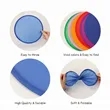 Custom Foldable Flying Disc Hand Fan Promotional Giveaway | https://www.bestnamebadges.com