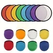 Custom Foldable Flying Disc Hand Fan Promotional Giveaway | https://www.bestnamebadges.com