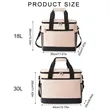 Large Capacity Insulated Cooler Bag with Shoulder Strap | https://www.bestnamebadges.com